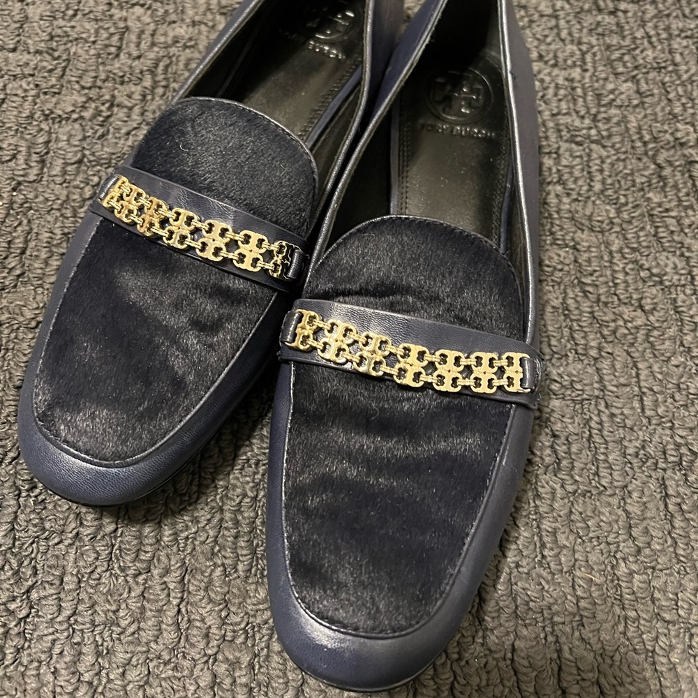 Tory Burch flats navy size 9.5